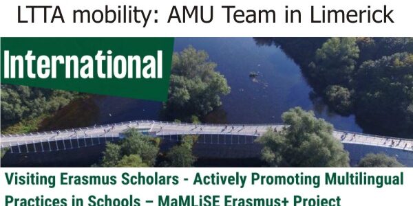 LTTA mobility-AMU Team in Limerick